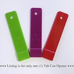 Fox Run Plastic Tab Can Opener, Assorted Colors