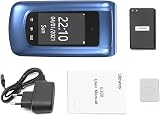uleway Big Button Unlocked Flip Phone for Elderly 2G SOS 1000mAh Torch FM view 8