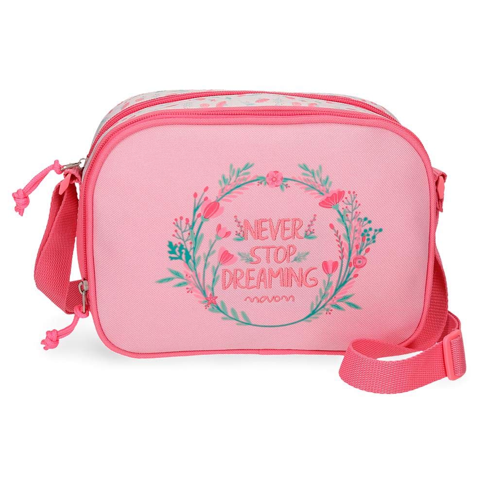 Movom Never Stop Shoulder bag Pink 23x17x8 cms Polyester
