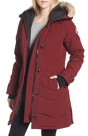 lorette coyote fur trim down coat