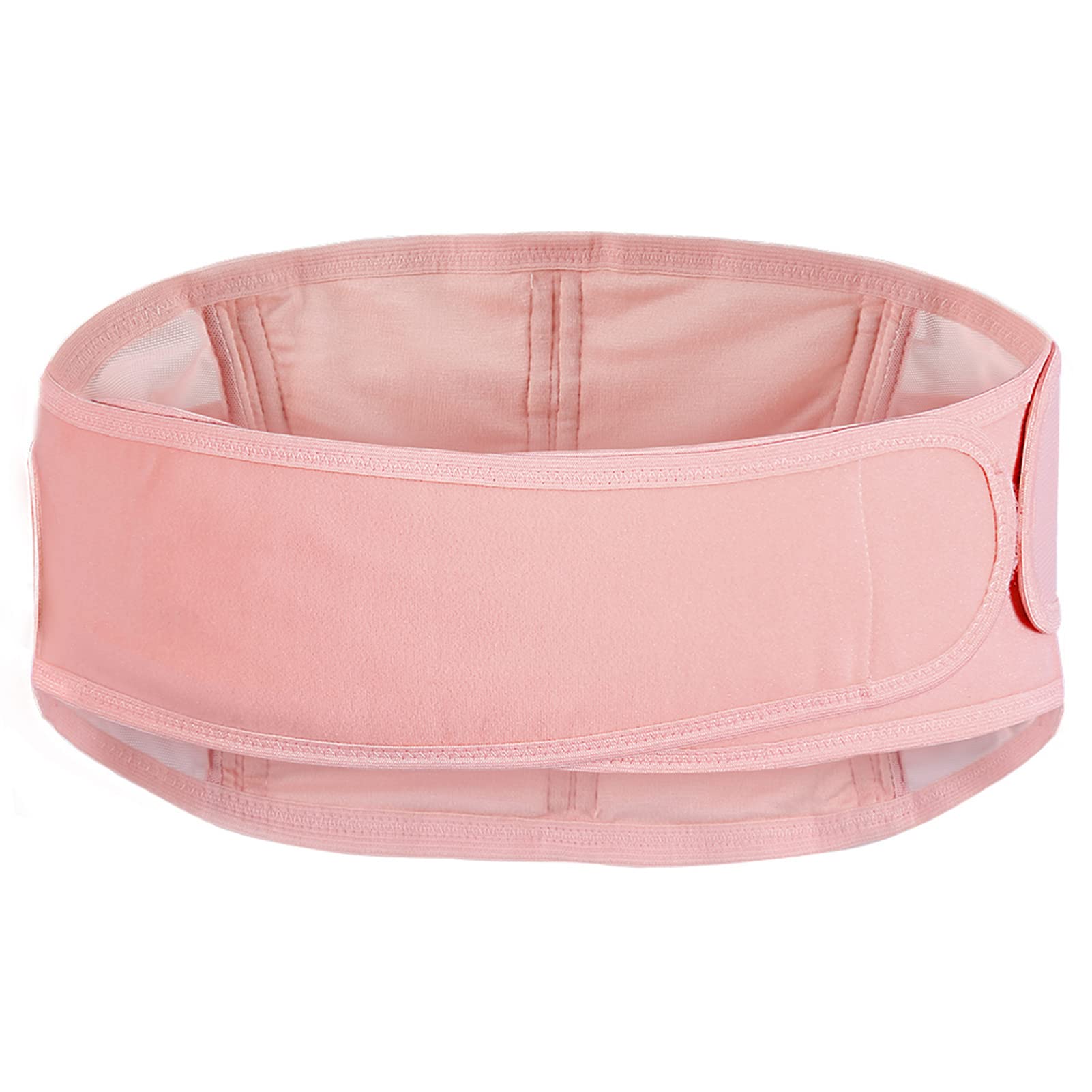 ZJchao Pregnancy Belt,Maternity Support Belt Belly Band Support Belt Breathable Back Brace Abdominal Bellyband Back Pain Decreasing for Pregnant Women Before Childbirth Adjustable 115cm * 17.5cm Pink