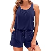 Tempt Me Romper One Piece Swimsuits with Short - Women Boyleg with Pockets Modest Bathing Suit 2025 Swimwear