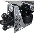 Shocker Streamline 10K Aluminum Air Hitch Fits 2" Hitch has Black Combo 2" & 2-5/16" Balls - 10,000 lbs GTW