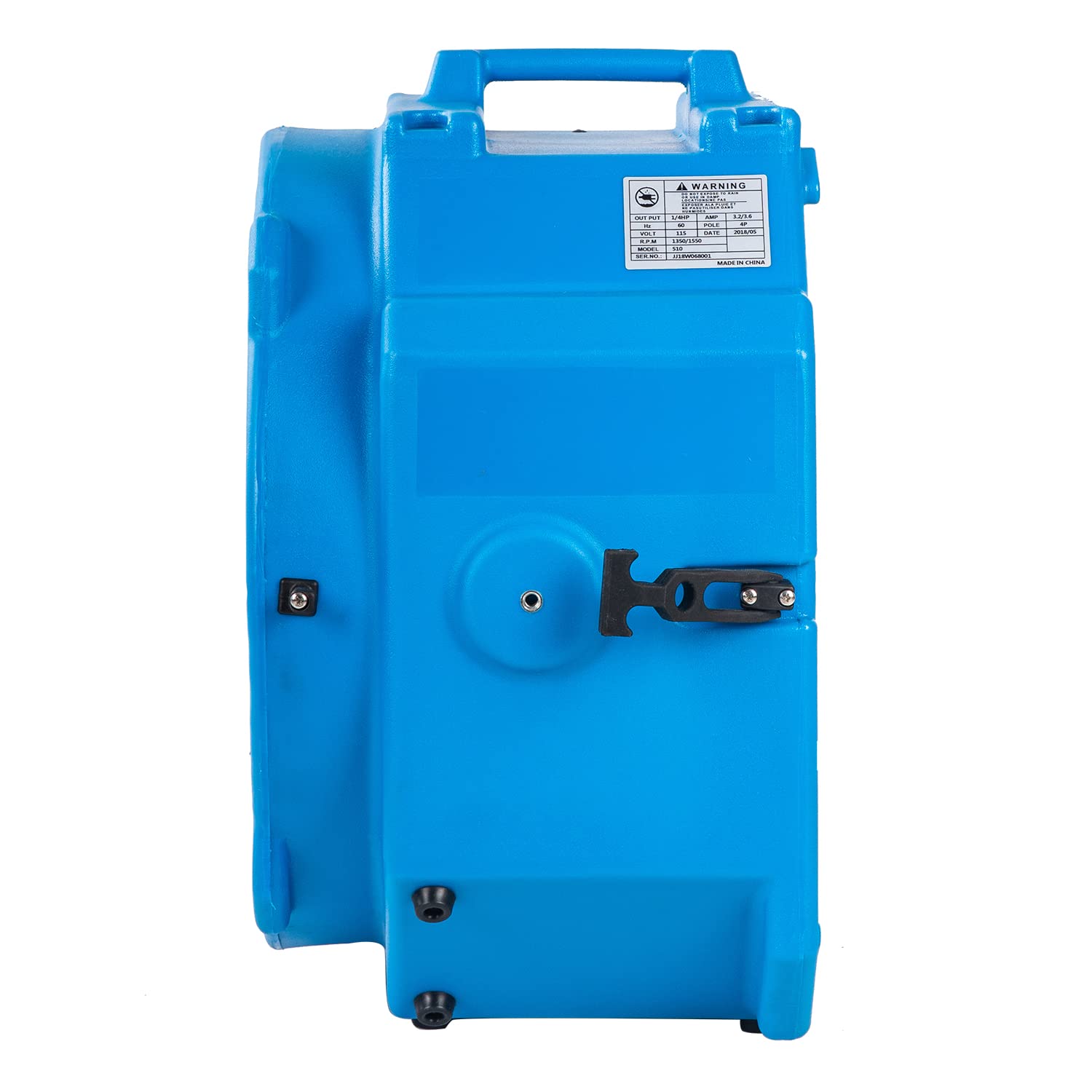 MOUNTO AM25AX 2-Speed 1/4 HP 4000 CFM 18-Inch Axial Fan Air Mover Blower with Roto-Mold Housing for Water Damage Restoration, Air Cooling, Ventilation, and Drying - Powerful Industrial Fan