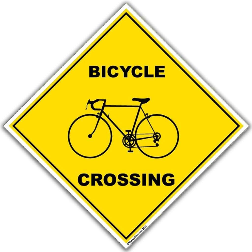 Bicycle Crossing Sign Bilscreen