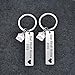 2 PCS Our First Home Keychains 2018 Housewarming Gift New Home Keyrings