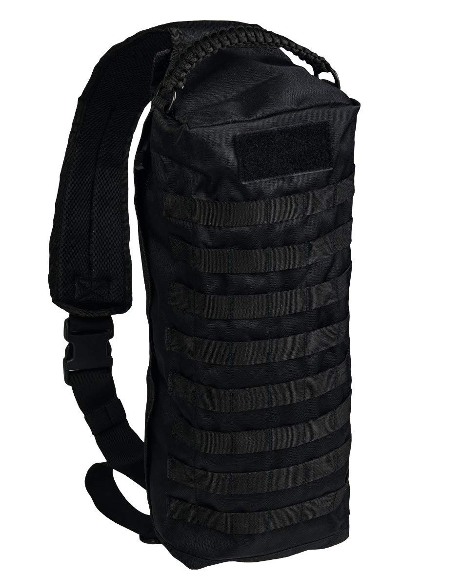 Mil-Tec Men's Sling Shoulder Bag, One Size, black, 1