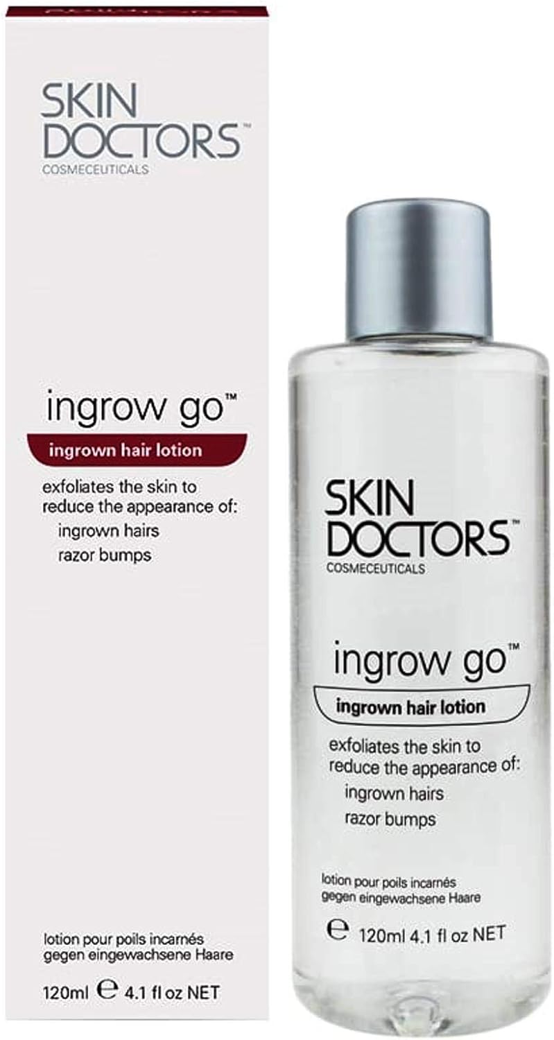 Skin Doctors Ingrow Go Lotion Ingrown Hair Treatment Razor Bumps