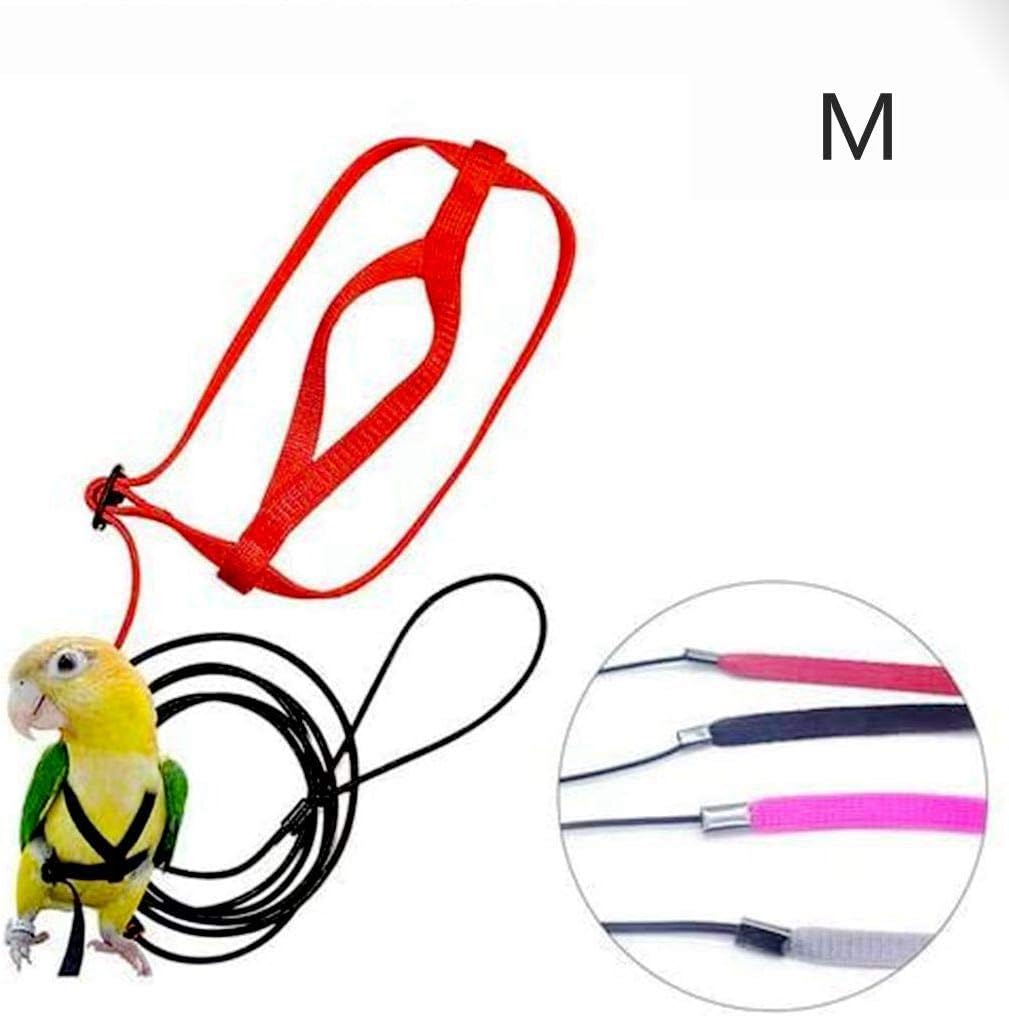 HANG Bird Harness Bird Leash for Conures Adjustable