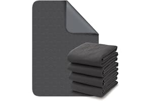 Alsunny® Incontinence Bed Pads,Hide Stains Pads for Beds for Incontinence Adults,Slip Resistant Bed Pads for Kids,Toddlers,Pet(Grey - 36x52 (4 Pack)), Gray