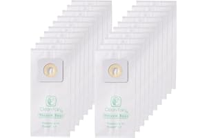 CF Clean Fairy 20Pack Fabric Filter Bags Compatible With Bissell style 1&7 for PowerForce 1739 3522 3525 PowerGlide 3545 Plus 3550 3553 Lift-Off 3554 Powertrak 6592 Powerlifter Pet 2019 Upright Vacuum