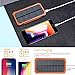 Solar Charger 15000mAh, Elzle Portable Solar Power Bank Dual USB Backup Battery Pack Charger, Outdoor Solar Phone External Battery Charger with 6 Led Flashlight for iPhone Series, Smart Phone, More