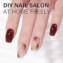 AILLSA Winter Brown Gel Nail Polish Burnt Berries