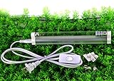 9” Linear UV Ozone Deodorizer Germicidal Lamp Kit for up to 100 sq. ft. Room Sterilizer Air Purifier with 5ft Cord and Plug (Ozone)