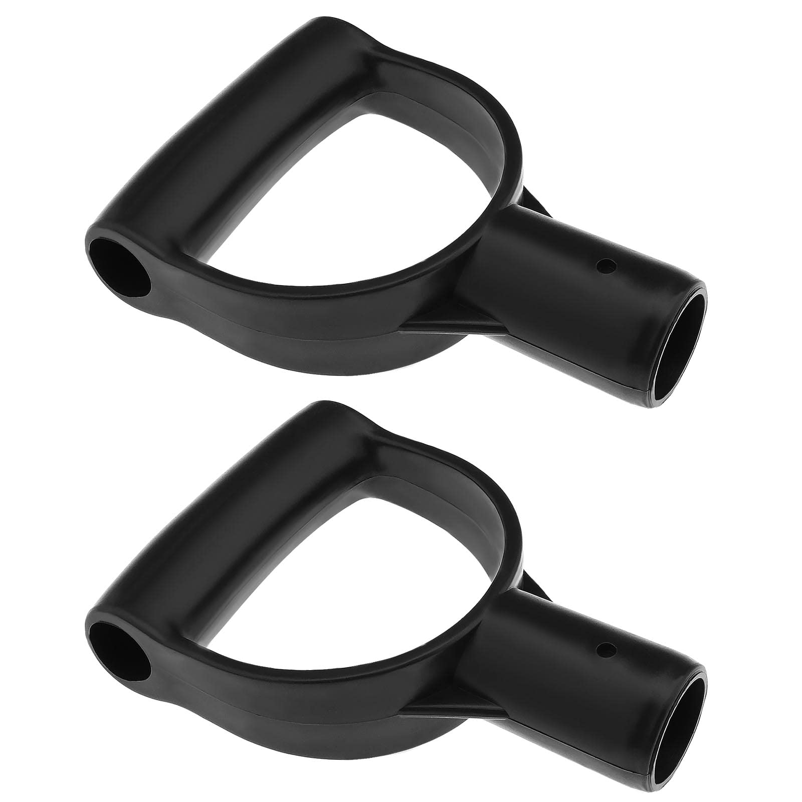 Be In Your Mind 2PCS Spade Handle D Shaped Plastic Grip Shovel Handle Replacement Garden Fork Handle 28mm Inner Diameter for Spade Shovel Fork Digging Raking Tools