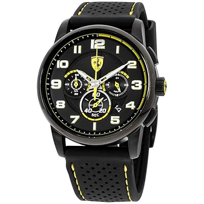 Quartz Watches Ferrari Car Watch Buy Ferrari Heritage Black Dial - Main Image