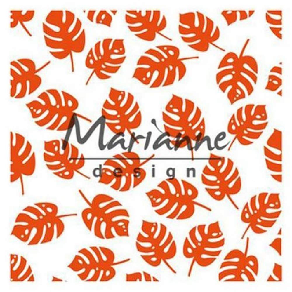 Marianne Design, Design, Embossing Folder Tropical Leaves for Paper Crafts, 15,1 x 15,3 cm