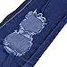 VICVIK Women Knee Skinny Denim Distressed Ripped Boyfriend Jeans (M)
