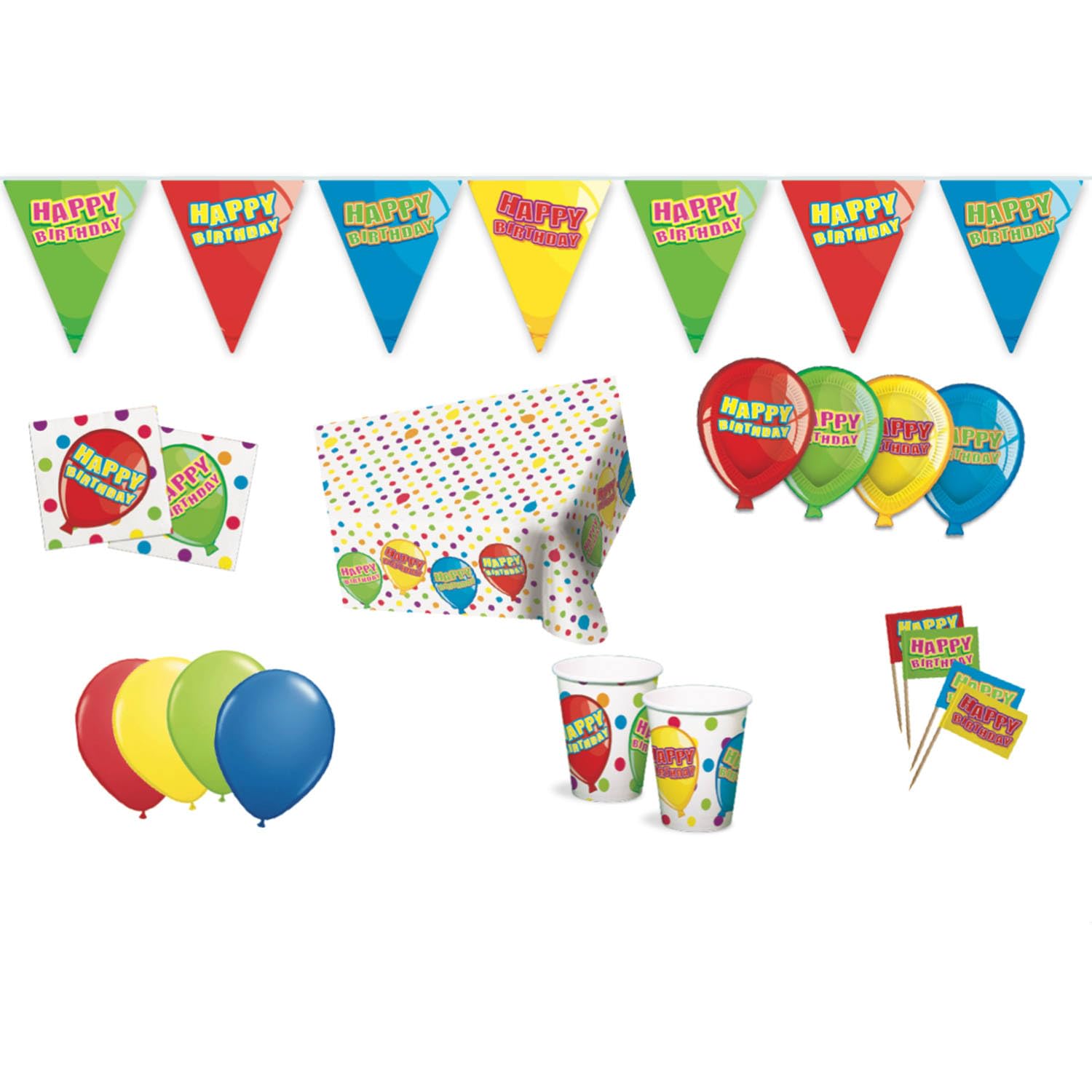 Folat - Party Set Happy Birthday Party