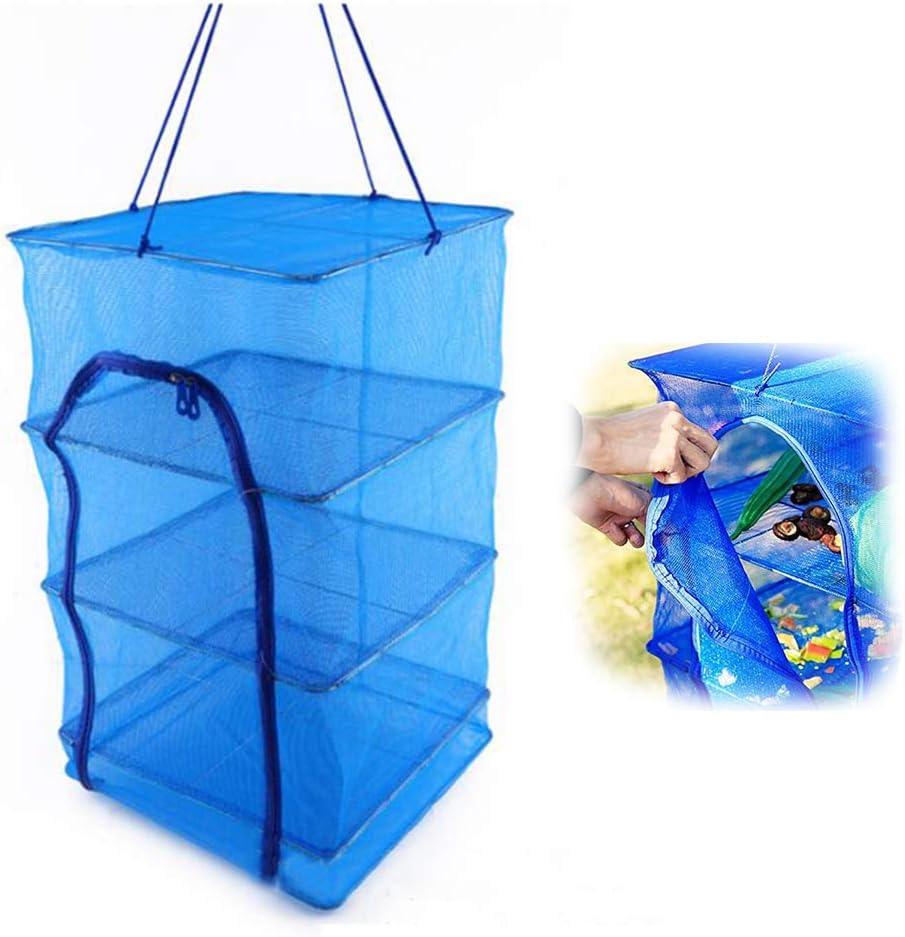 Fish Net Drying Rack Folding Fish Mesh Hanging Dry Net 4