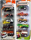 Matchbox Farm Equipment Vehicle 5-Pack & Construction Trucks 10 Car set