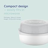 MAM Microwave Steriliser I Grey, 6 Bottles, 5 Minutes, Steam or Cold Water view 3