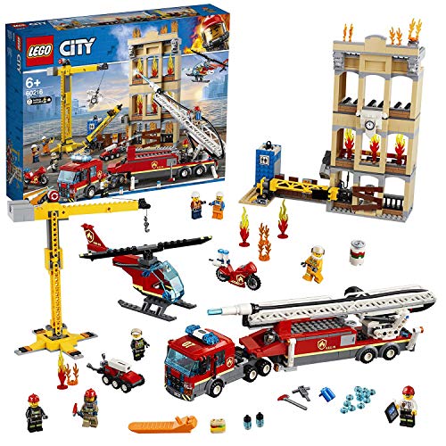 Lego City - Les Pompiers Du Centre-Ville - 60216 - Jeu De Construction