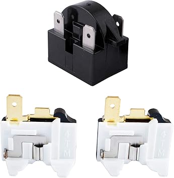 Amazon Com 6750c 0004r 6750c 0005p Refrigerator Overload Protector By Podoy With Qp2 4r7 Start Relay Compatible With Lg Kenmore Electronics 110v 220v Compressor Replace Ap4439459 1357963 Ah3529540 Ea3529540 Home Improvement