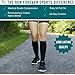 Run Forever Compression Socks for Men & Women 20- 30 mmHg Medical Grade Graduated Stockings (Black, Medium) - Compression Socks for Women