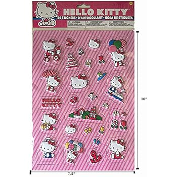 Amazon.com: Hello Kitty Stickers Travel Activity Set With Stickers ...