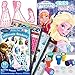Disney Frozen Coloring Book Activity Set with Stickers and Snowflake Stamper
