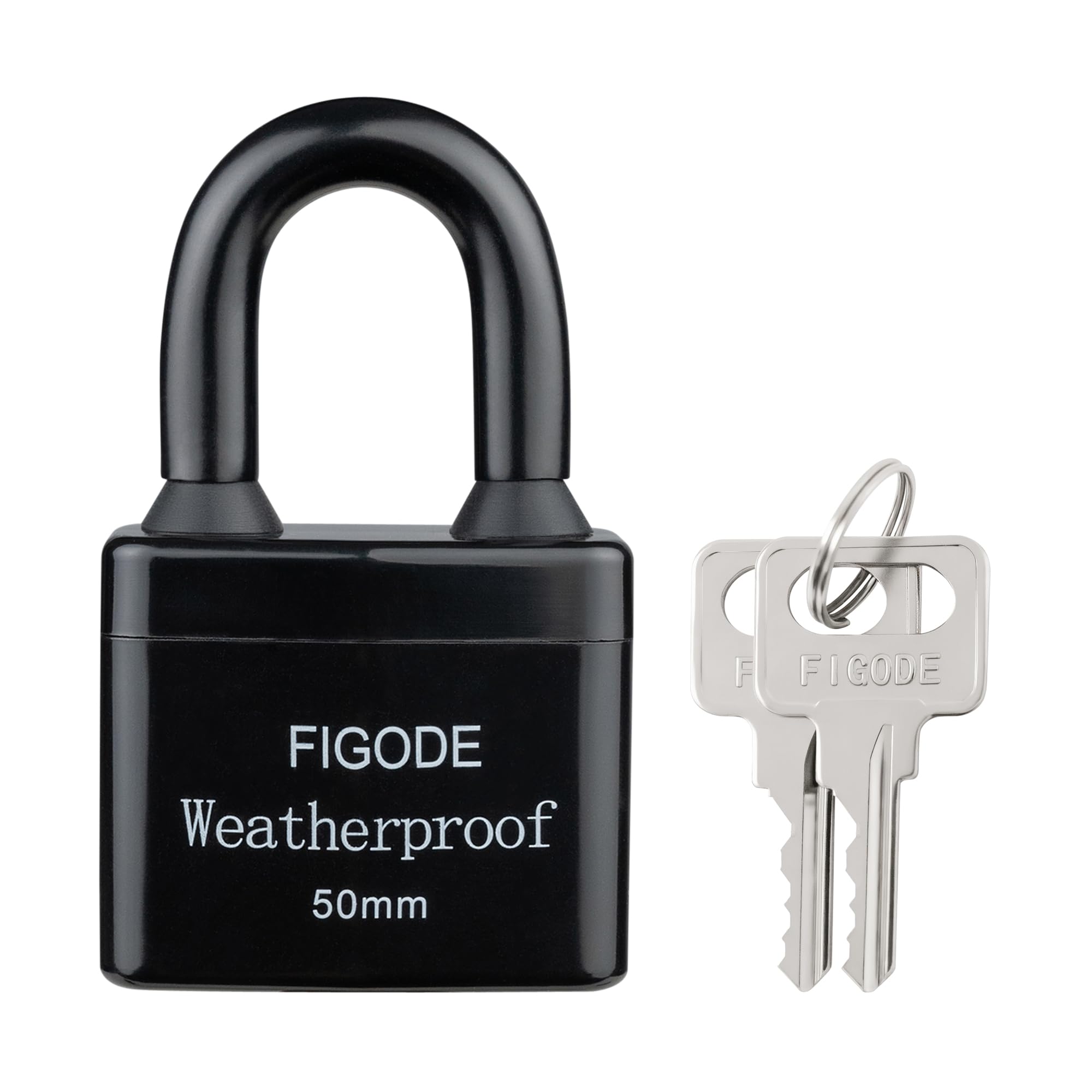 Photo 1 of ***check notes*** FIGODE® Outdoor Waterproof Padlock, Large Heavy Duty Sturdy Covered Laminated Steel Keyed Lock, 2.2 in. Wide