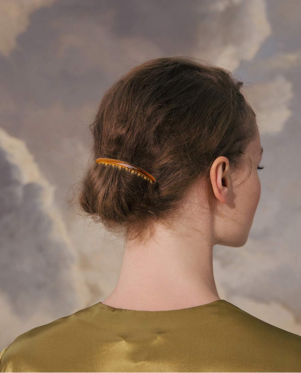 Penta Angel 6Pcs Plastic Hair Side Combs Hairpin Clip with Teeth Hair Accessories for Women Girls and Crafts DIY : Beauty