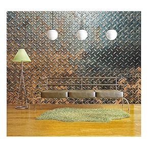 Metal Texture Background - Removable Wall Mural | Self-Adhesive Large Wallpaper - 66x96 inches