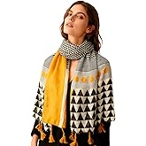Pemilosci Soft Scarf for Women Girls Boho Large Lightweight Scarves Shawls Wraps for Four Seasons 70 x 35 inches
