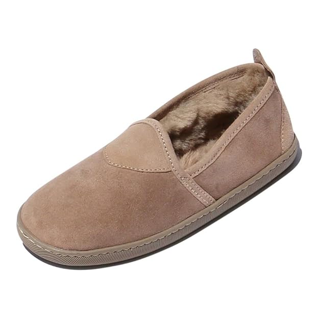 Hollert Leather Lammfell Hausschuhe Susi Premium Damen Fellschuhe aus 100% Merino Schaffell