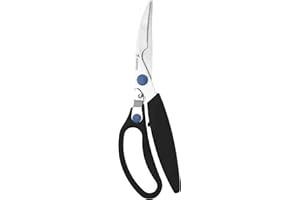 HENCKELS Kitchen Shears for Poultry, Dishwasher Safe, Heavy Duty, Stainless Steel 4-Inch