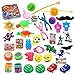JOYIN 36 Pcs Prefilled Easter Eggs with Toys Inside, Easter Prefilled Plastic Eggs with 18 Kinds Popular Toys for Kids, Stuffed Eggs for Easter Egg Hunt, Easter Party Favors, Easter Egg Fillers