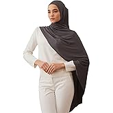 femple Modest Small Instant Premium Jersey Hijabs | For Muslim Women Pre-Sewn Head Scarf Wrap Hijabs