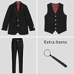 Marvelous World Boys' Formal Slim Fit Suit