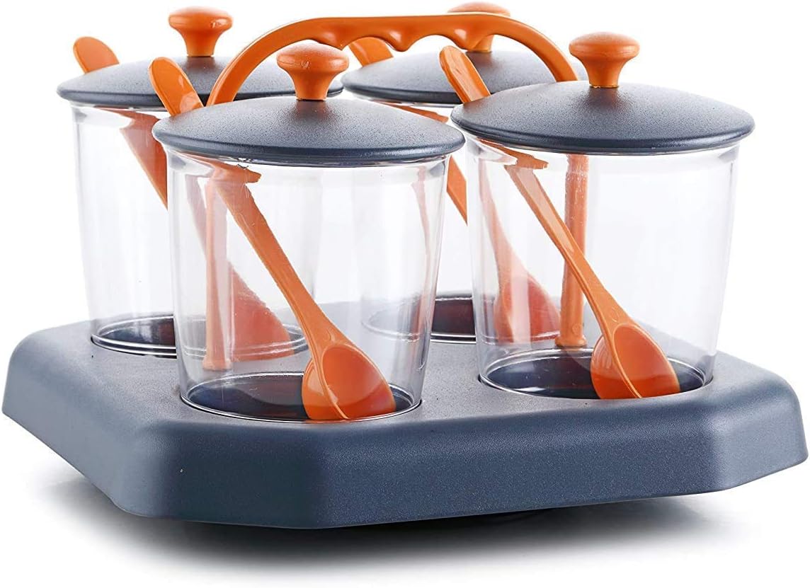 SK GRECY PICKEL JAR Stand Set Multipurpose Pickle Jar for Dining