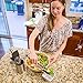 Qualitas Products Locking Kitchen Cooking Tongs 12 inch w Lock 1 mm Stainless Steel w High Temp Heat Resistant Silicone Tips. Perfect for Serving Foods, Salads, BBQ. Bonus Cloth Draw String Bag