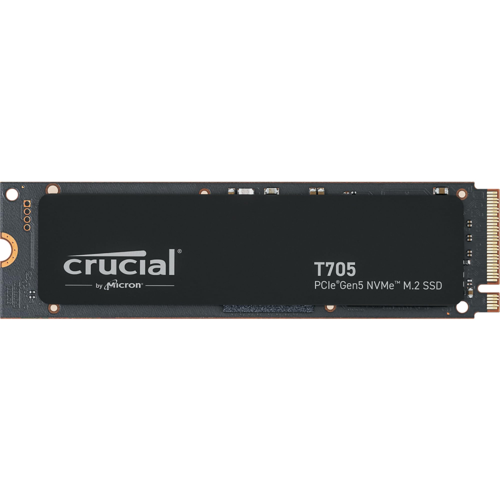 Crucial T705 PCIe Gen5 NVMe 2TB SSD, Up to 14,500MB/s, TLC NAND, Intel & Ryzen Compatible, for Hardcore Gaming & High-Speed Storage, Solid State Drive, Includes 1Mo Adobe CC – CT2000T705SSD3