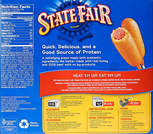 State Fair, Beef Corn Dogs, 8 ct (frozen)