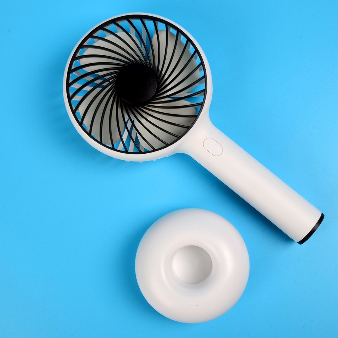 YKMY Mini Ventilador portátil de Mano con batería, Ventilador de refrigeración eléctrico, Ventilador Personal para el hogar, Oficina, Viajes al Aire Libre