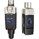 Xvive U3 Wireless Microphone System 2.4GHz Wireless XLR Transmitter and Receiver for Dynamic Microphone, Audio Mixer, PA System (U3 Dynamic)