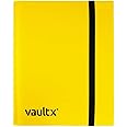 Vault X Binder - 9 Pocket Trading Card Album Folder - 360 Side Loading Pocket Binder for TCG (Yellow)