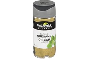 McCormick Gourmet, New Bottle, Premium Quality Natural Herbs & Spices, Ground Oregano, 21g