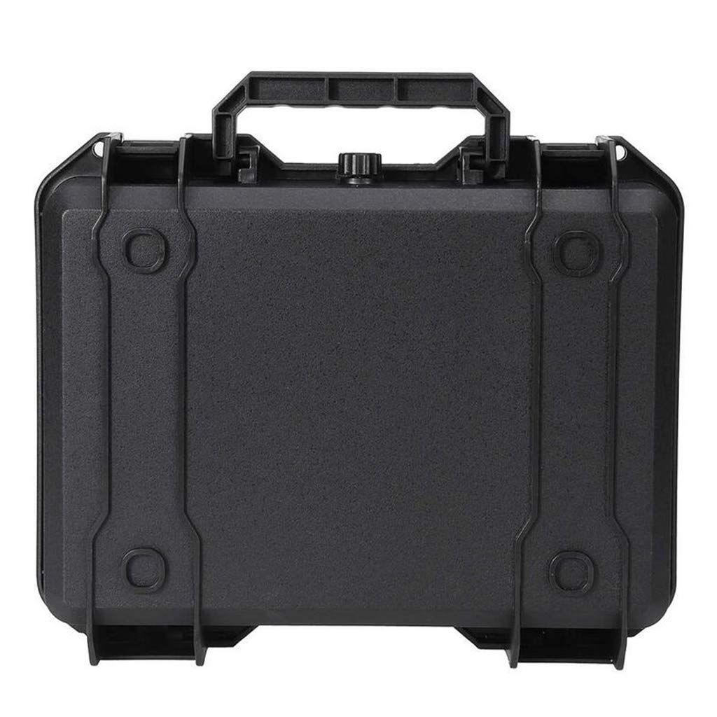 Milageto Protective Tool Box Waterproof Shockproof Sealed Tool Case Anti Impact, Black, B