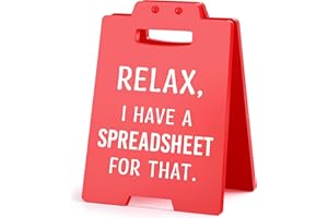 VIVAGIFTS Funny Office Desk Accessories Gag Gifts for Coworker Men, Office Decor Christmas Funny White Elephant Gifts for Adult Coworker Colleague Boss Lady Women Men, Christmas Cubicle Desk Decor Red Sign